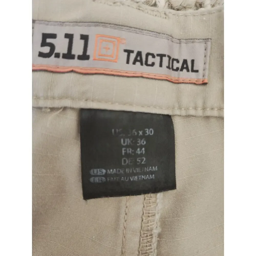 5.11 Tactical‎ Series Mens 36x30(tag) Khaki Cargo Utility Workwear Pants